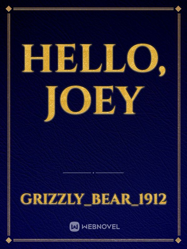 Hello, Joey Book