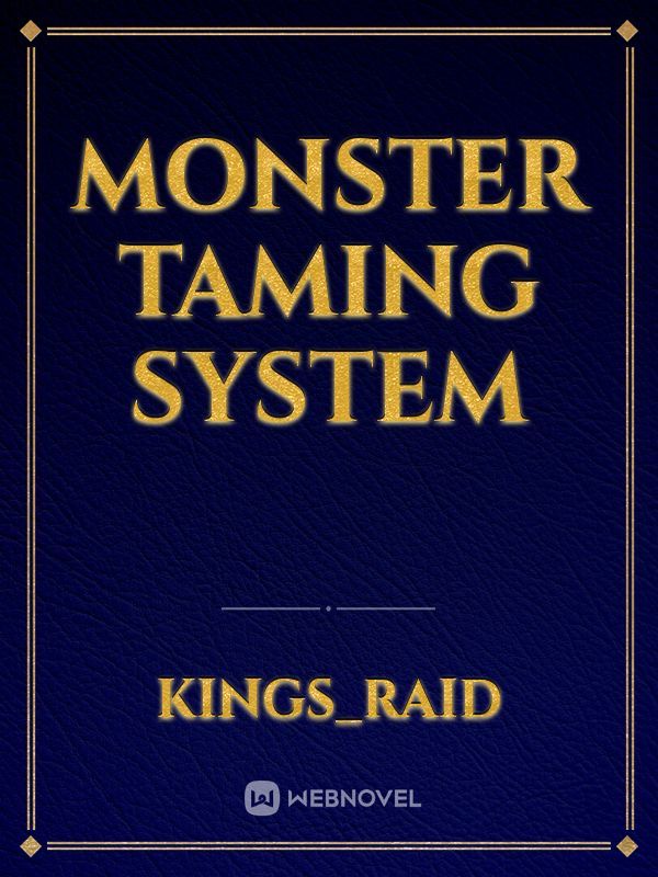Monster Taming System Book