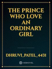 the Prince who love an ordinary girl Book
