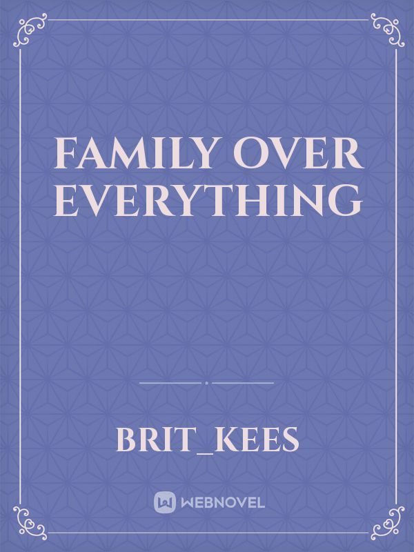 Family Over Everything Book