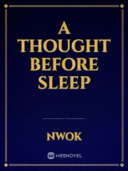A thought before sleep Book