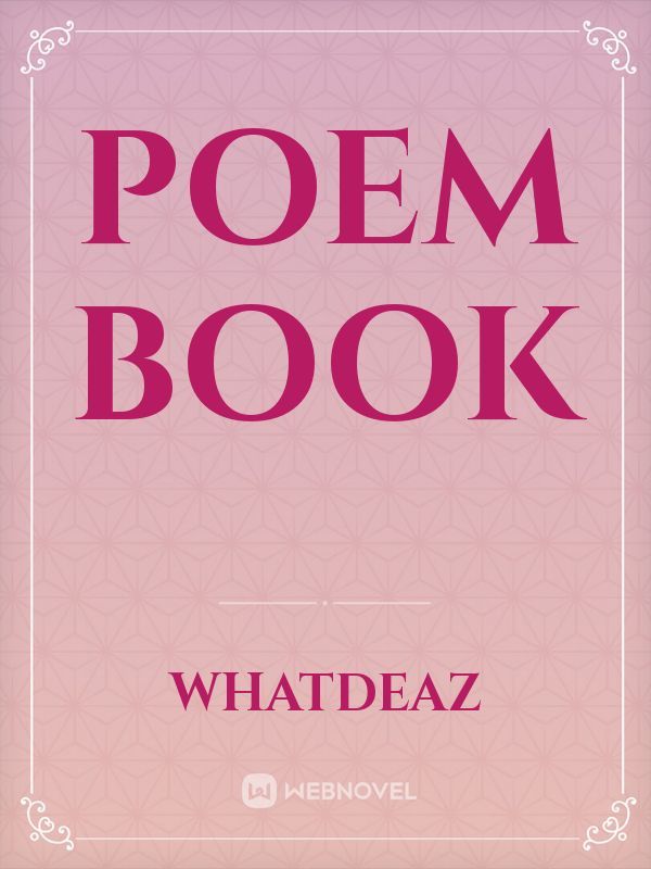 Poem Book Book