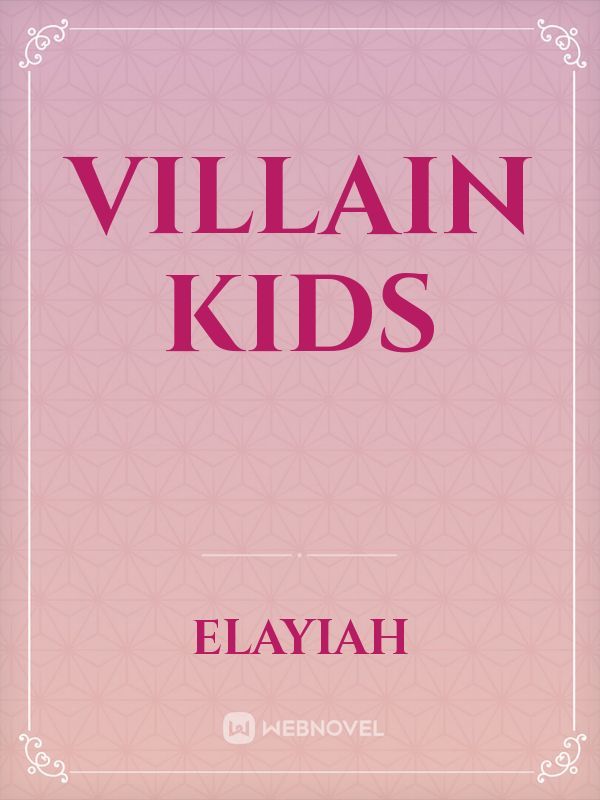 Villain Kids Book