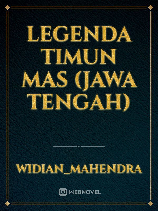 LEGENDA TIMUN MAS (JAWA TENGAH) Book