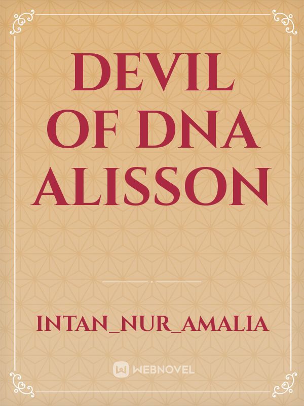 Devil Of DNA Alisson Book