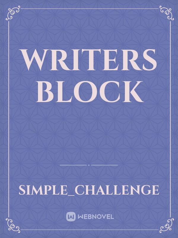 writers block Book