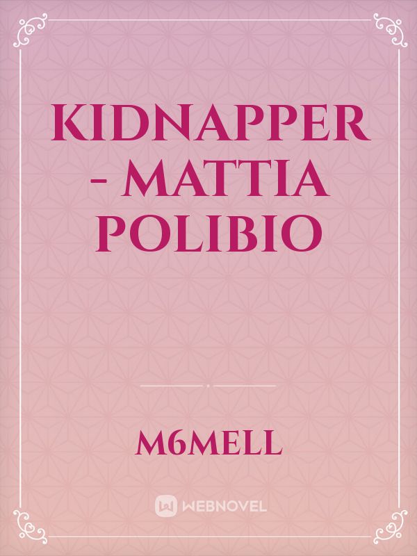 kidnapper - mattia polibio Book