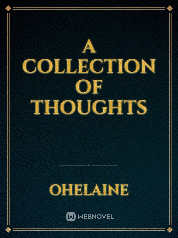 a collection of thoughts Book
