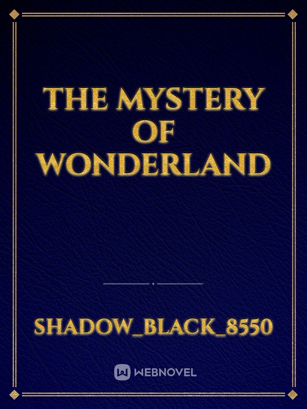 The Mystery Of Wonderland Book