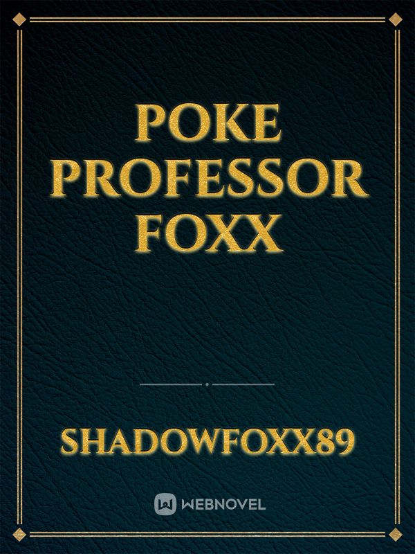 Poke Professor Foxx Book