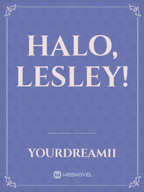 Halo, Lesley! Book