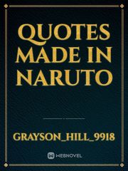 Quotes made in Naruto Book