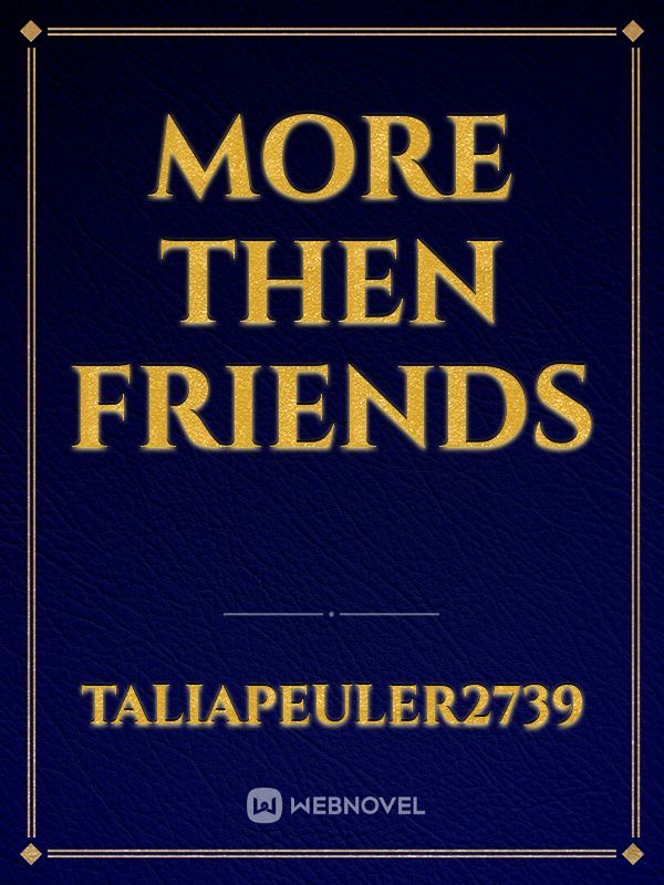 More then friends Book