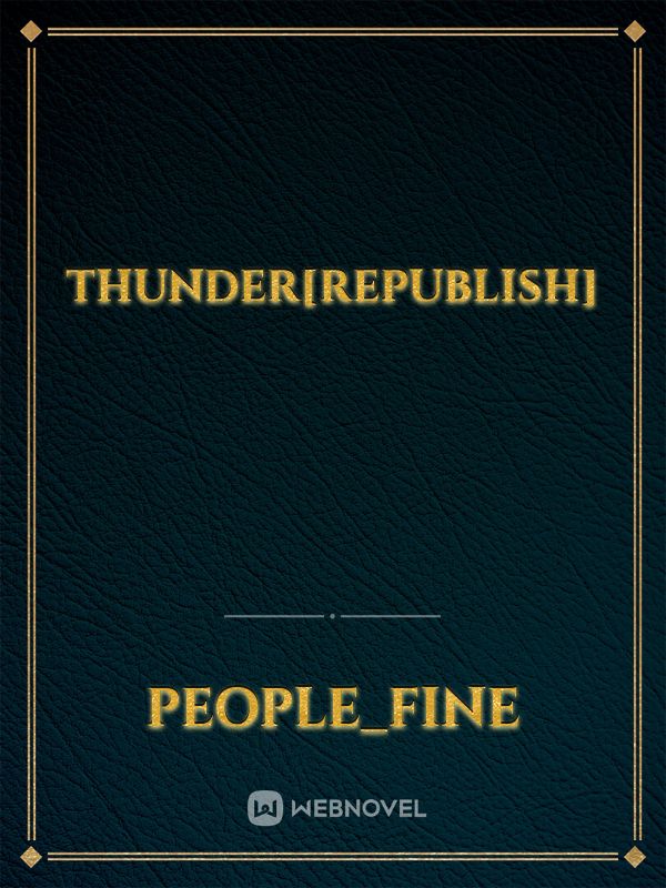 Thunder[REPUBLISH] Book