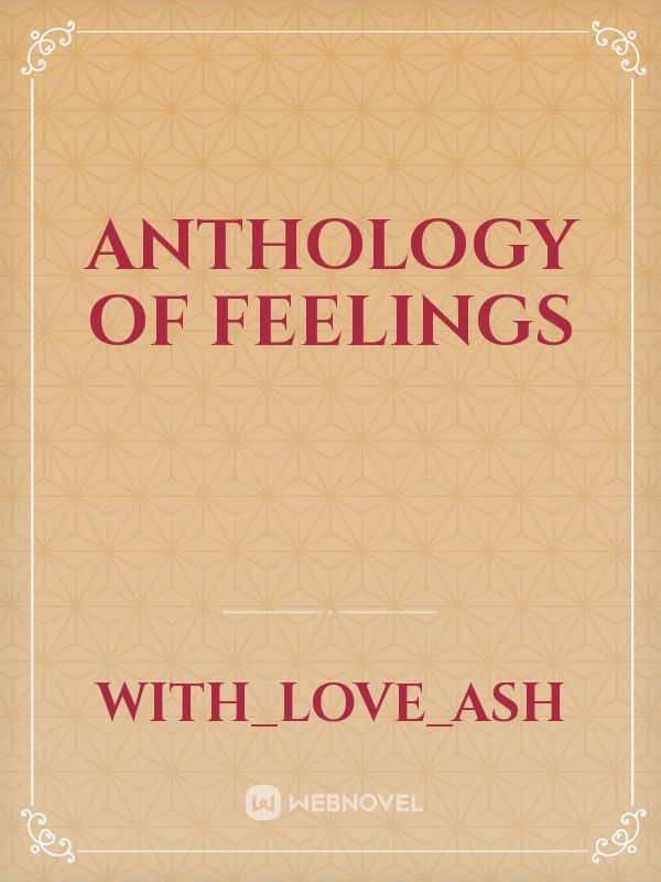 Anthology of feelings Book