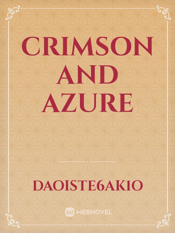 Crimson and Azure Book