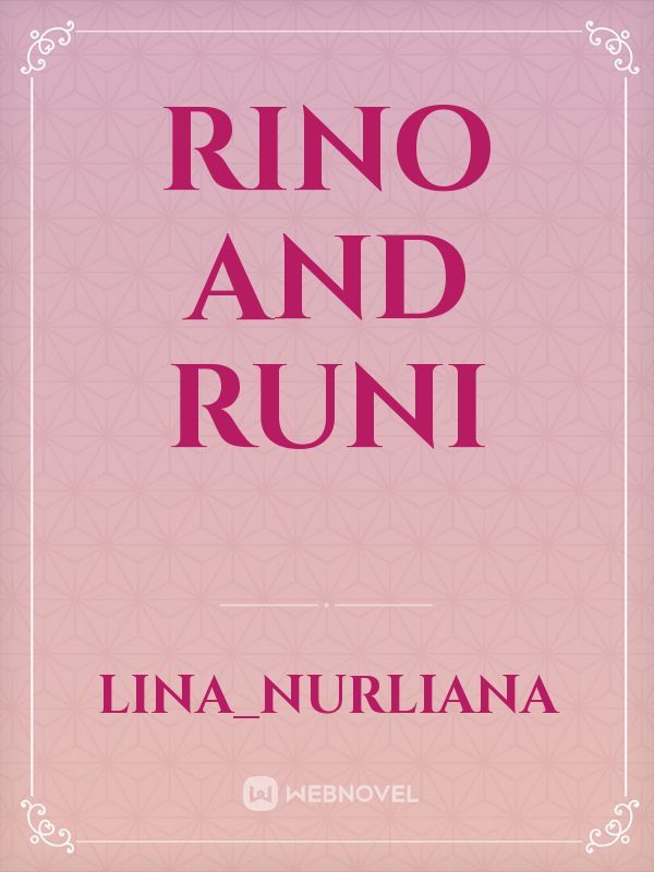 Rino and Runi Book