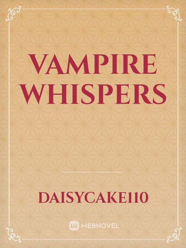 Vampire Whispers Book