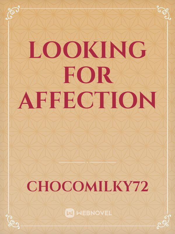 looking for affection Book