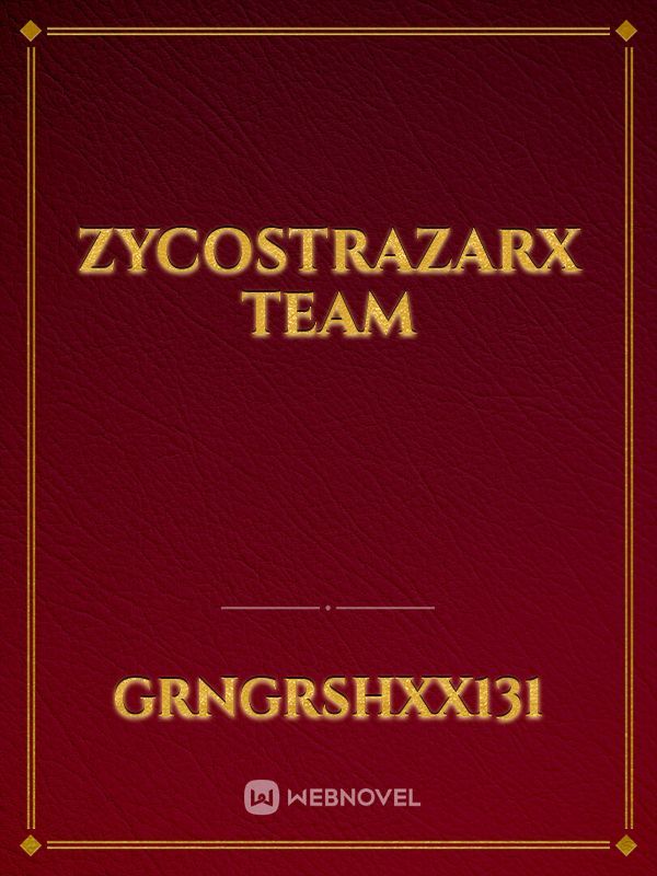 ZYCOSTRAZARX TEAM Book