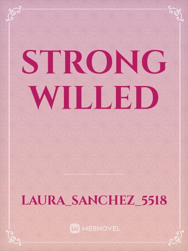 Strong Willed Book