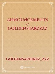 Announcements // goldenstarzzzz Book