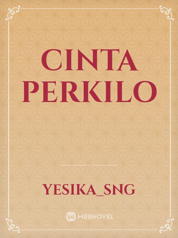 Cinta Perkilo Book