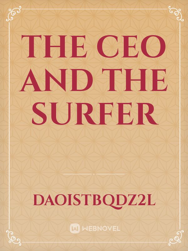 THE CEO AND THE SURFER Book