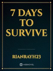 7 Days To Survive Book