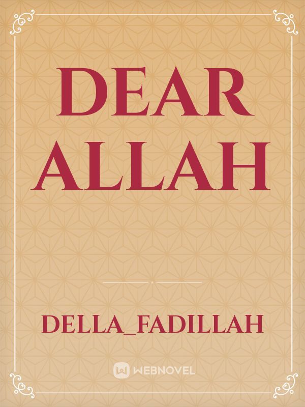 Dear ALLAH Book