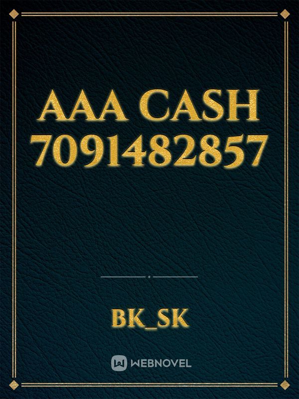 AAA cash 7091482857 Book