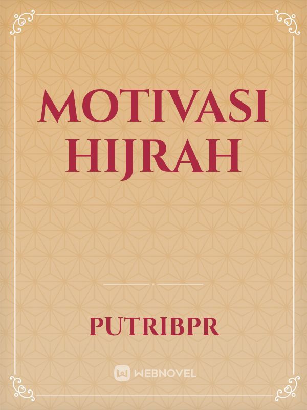 Motivasi Hijrah