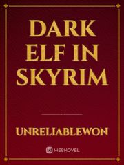 Dark elf in skyrim Book