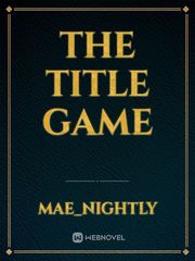 The Title Game Book