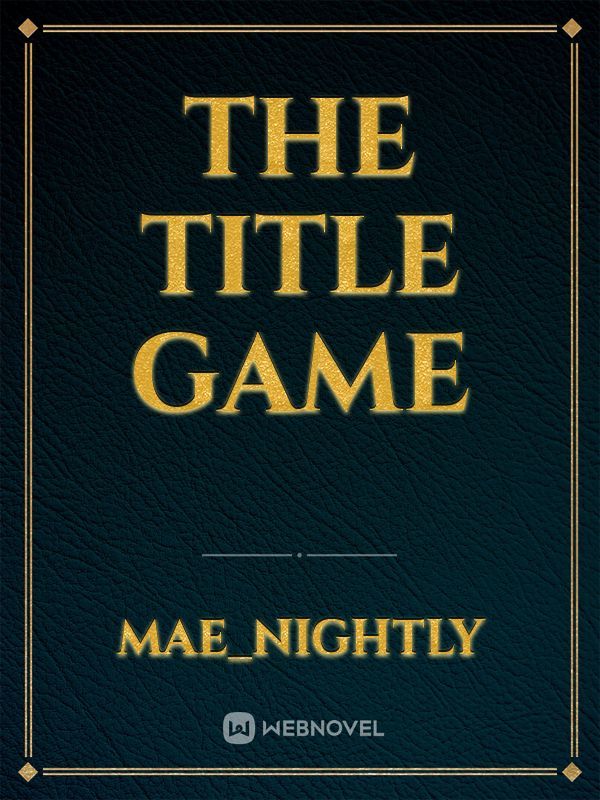 The Title Game Book