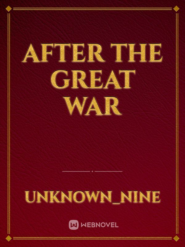 After The Great War Book