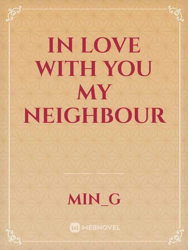 In love with you my neighbour Book