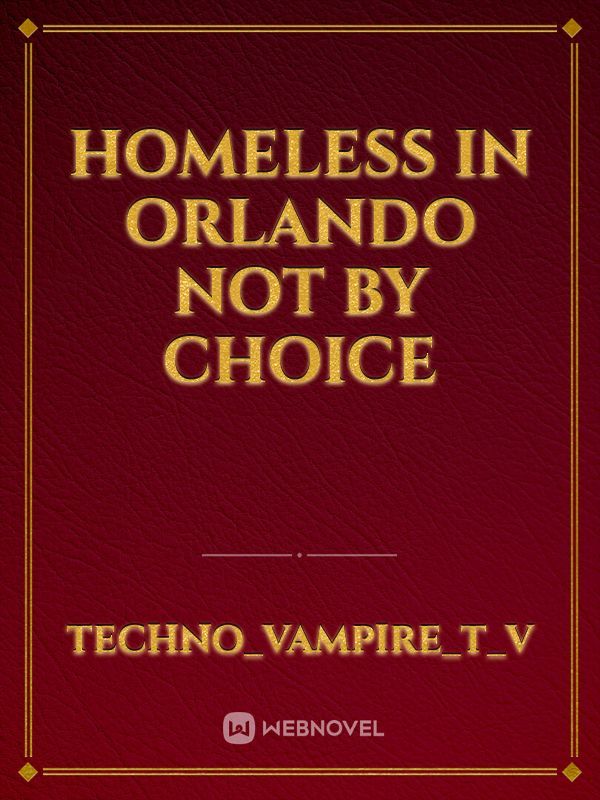 Homeless In Orlando Not By Choice Book