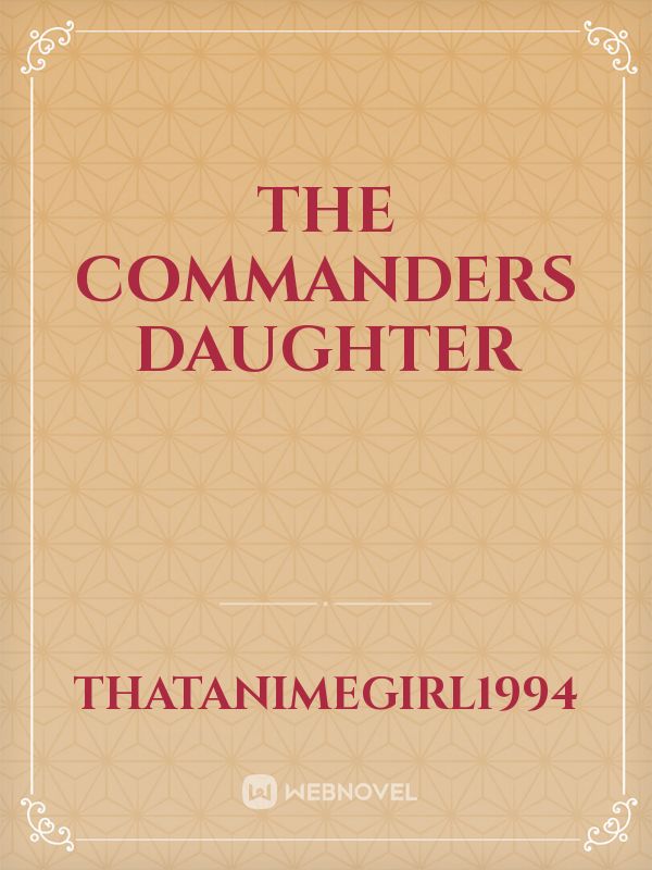 The Commanders Daughter Book