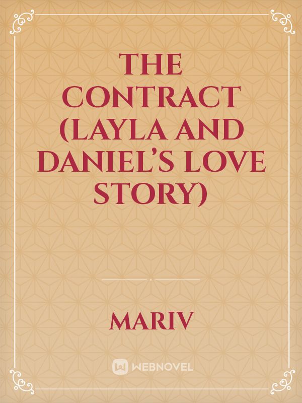 The Contract (Layla and Daniel’s love story) Book