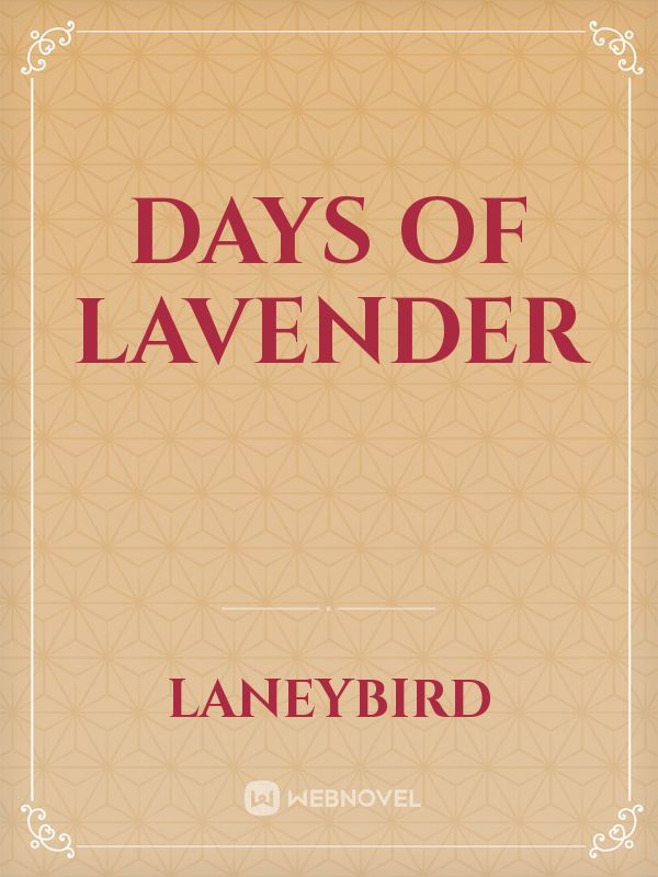 Days of Lavender Book