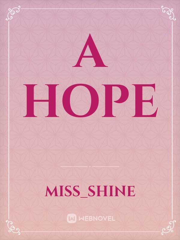 a hope Book