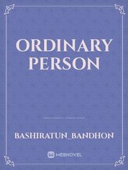 Ordinary person Book