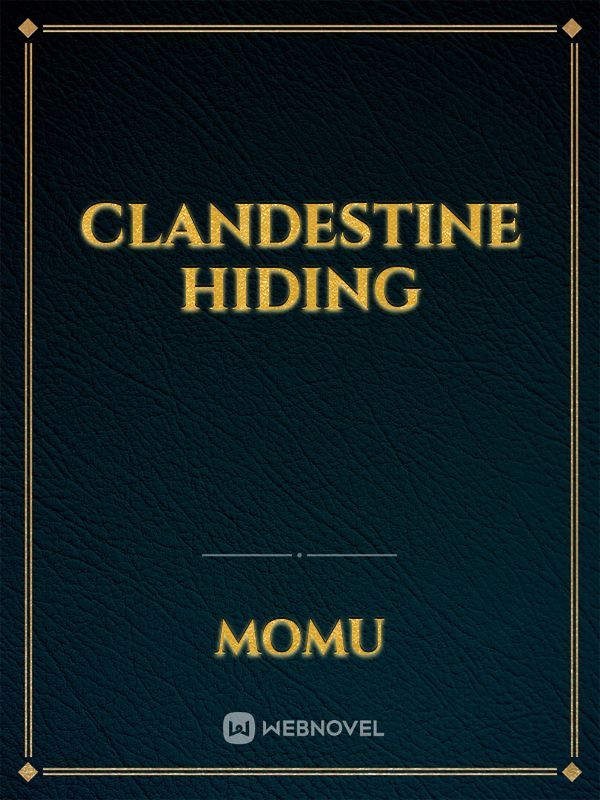 CLANDESTINE HIDING
