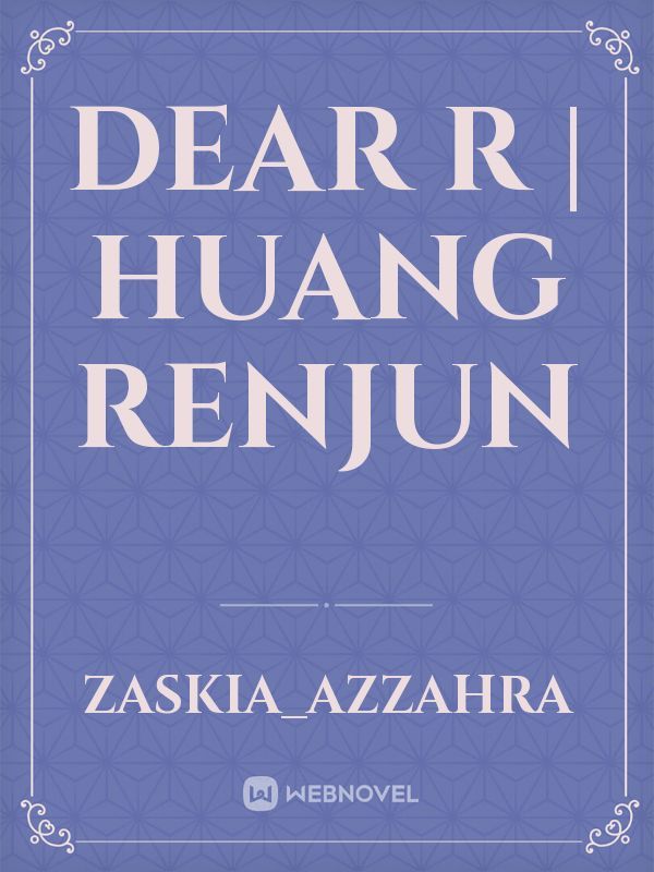 DEAR R | HUANG RENJUN Book