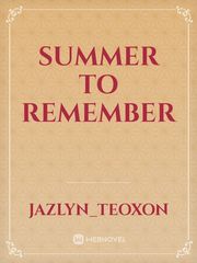 SUMMER TO REMEMBER Book