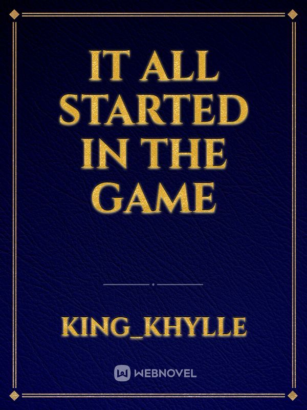 It All Started In The Game Book