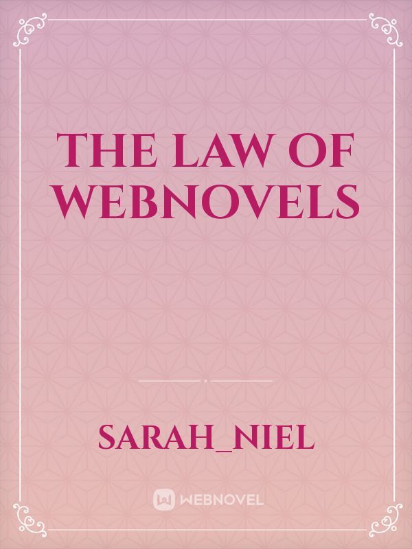 The law of Webnovels