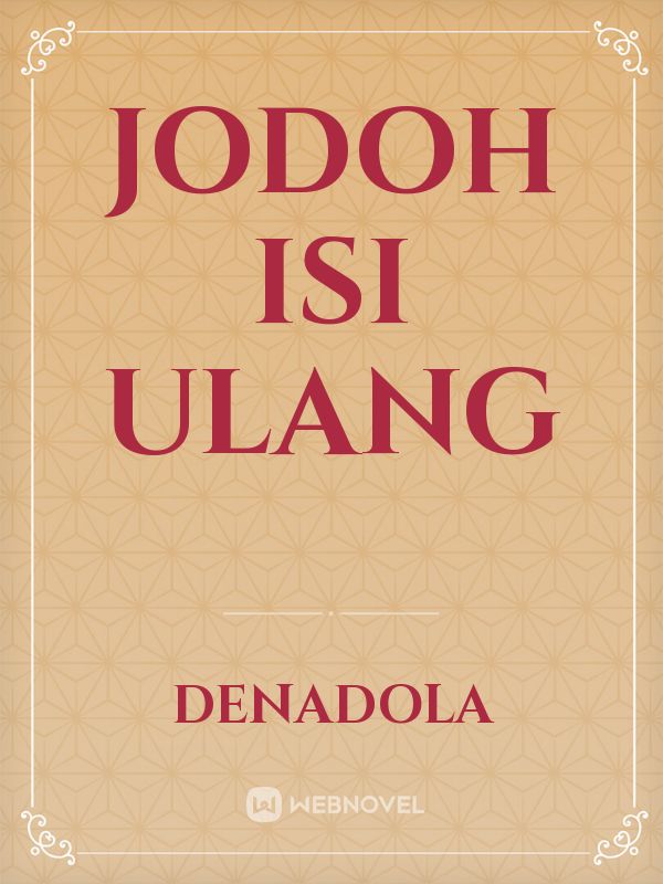 JODOH ISI ULANG Book