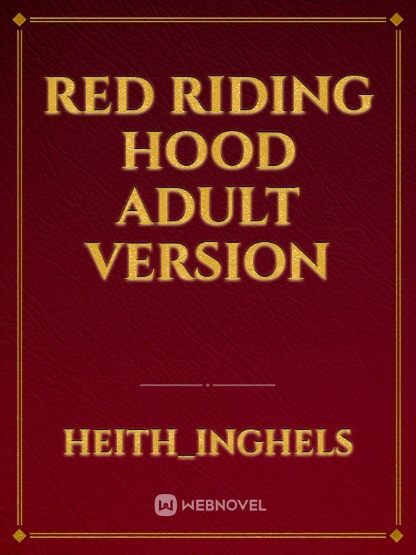 red riding hood adult version Book